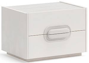 Noptiera Pereflex Traverta Alb