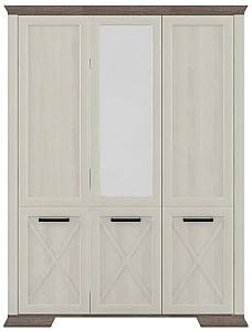 Шкаф Yasen Марсель SZF3D Ясень Снежный / Дуб Сонома Трюфель