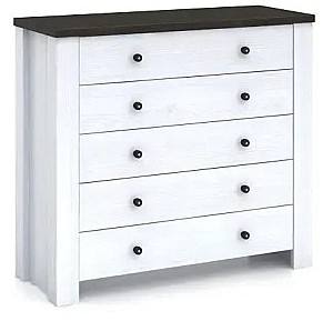 Комод Yasen Антверпен II 5S Ясень Снежный / Дуб Моренный