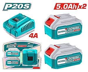 Incarcator pentru scule electrice Total TFBCPK2513