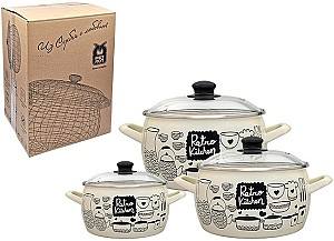 Набор посуды Metalac Retro 3шт