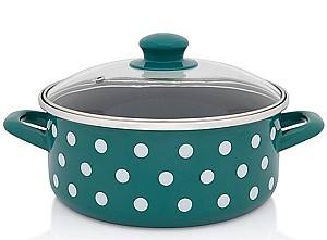 Кастрюля Metalac Green Dots 3.5 л
