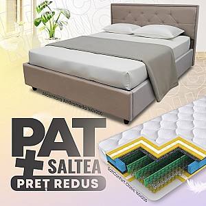 Pat Alcantara Andromeda 1.6 m + Saltea Salt Confort Clasic 160x200