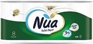 Туалетная бумага NUA 8рулонов 3слоя 16.94m/500962 /501392