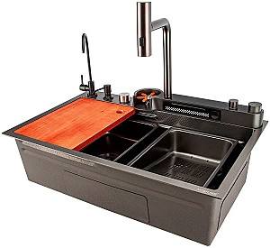 Кухонная мойка Art Flame MARIA LUX DF 7546 Black