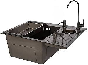 Кухонная мойка Art Flame Elba DB 6045 Black