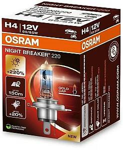 Автомобильная лампа Osram 64193 NB220 +220% H4 12V 60/55W