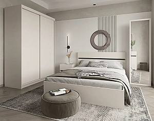 Set dormitor Yasen London Nr.1 Cașemir / Antracit