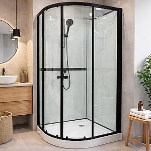 Душевая кабина Linia H2O Fiori Черный