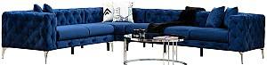 Угловой диван Trendy Como Левый Блюмарин (Синий)