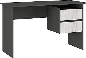 Masa de birou MG-Plus Ryan Gri Grafit / Stejar Craft Alb