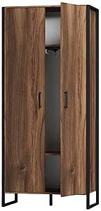 Шкаф ML Mobila Лофт ОП 654 (860) Черный / Дуб Бароко Ристрето