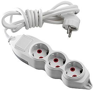 Prelungitor MONO Electric 3m cu 3 prize impamantare Orion (0280029)