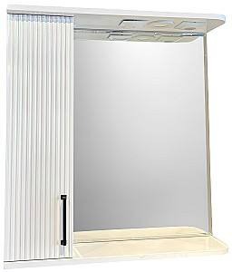 Шкаф в ванную Aquatoria 600 Рифленое Белый