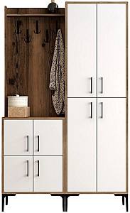 Прихожая Trendy Berlin BA Орех (Коричневый)/Белый