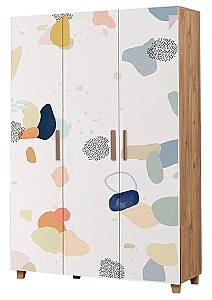 Dulap Trendy Leva Hedera Pied Pinul Atlantic (Maro)/Alb