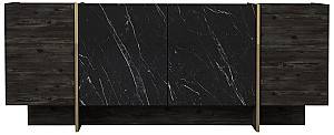 Комод Trendy Veyron Черный/Золотой