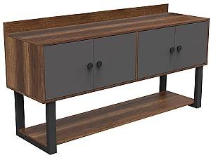 Комод Trendy MN04-BA Орех (Коричневый)/Антрацит (Серый)