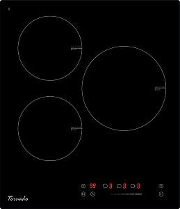 Plita incorporabila electrica Tornado GTR 450NLP Black