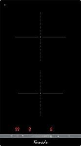Plita incorporabila electrica Tornado GTR 3036 GROOVE INDUCTION BL