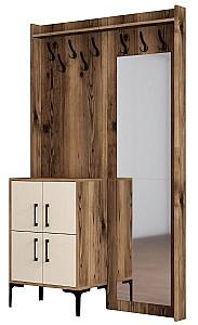 Прихожая Trendy Berlin BC Орех (Коричневый)/Крем (Бежевый)