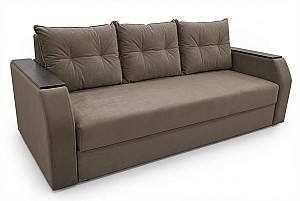 Диван Aurus Clever 225 см (tick-tac) Коричневый