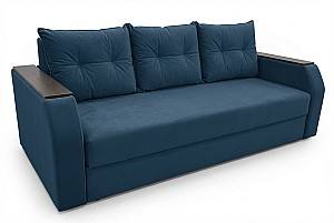 Диван Aurus Clever 225 см (tick-tac) Темно синий