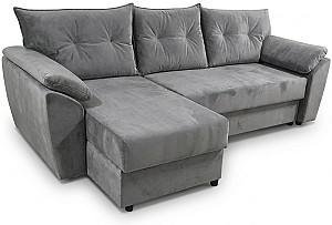 Canapea coltar Aurus Viva 256x150 cm (tick-tac) Gri