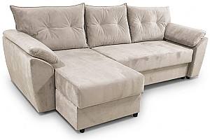 Canapea coltar Aurus Viva 256x150 cm (tick-tac) Bej