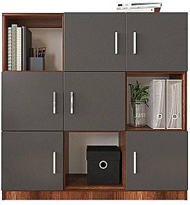 Comoda Trendy VO7-BA Nuc (Maro)/Antracit (Gri)