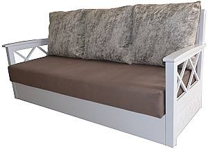 Canapea Viitorul Acordeon P Alb / Maro-Gri