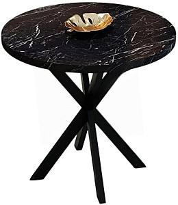 Стол Prestige Bendir Star Leg 70x75 Черный мрамор/Черный