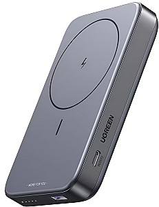 Повербанк Ugreen Foldable Kickstand Magnetic Wireless 10000mAh Space Gray