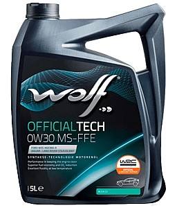 Моторное масло Wolfoil 0W30 OFTECH MS-FFE 5л