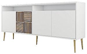 Comoda Trendy Milano Alb/Auriu