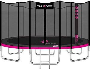 Trambulina Thunder Pro 488cm Roz plasă externa