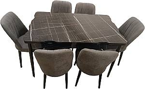 Набор стол и стулья Kelebek ES-503 (6 стульев)