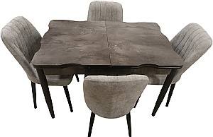 Набор стол и стулья Kelebek ES-551 (4 стульев)