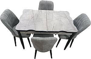 Набор стол и стулья Kelebek ES-552 (4 стульев)