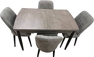 Набор стол и стулья Kelebek ES-555 (4 стульев)