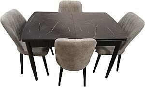 Набор стол и стулья Kelebek ES-556 (4 стульев)