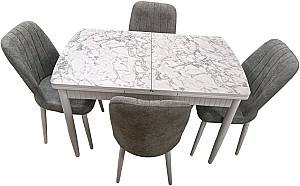 Набор стол и стулья Kelebek ES-559 (4 стульев)