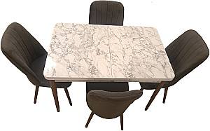 Набор стол и стулья Kelebek ES-1020 (4 стульев)