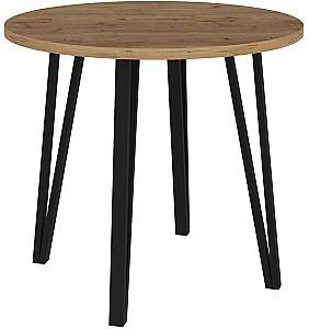 Стол DECO Xana Sepet (Коричневый) / Black (Черный)