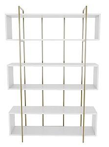 Стеллаж Trendy Bruti Белый/Золотой