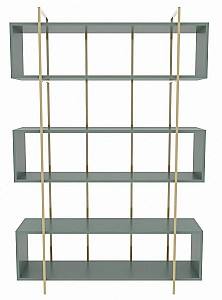 Стеллаж Trendy Bruti Зеленый/Золотой