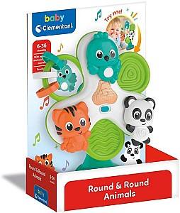 Интерактивная игрушка Clementoni Round & Round Animals (17915)