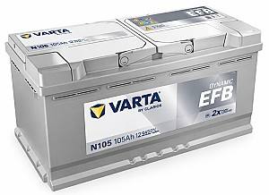 Acumulator auto Varta 105 Ah EFB (N105) 950А