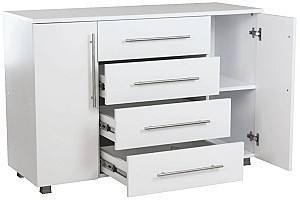 Comoda S-M Madrid 4S Alb