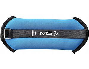 Greutate pentru fitness HMS OB04 2x1kg (Blue/Black)